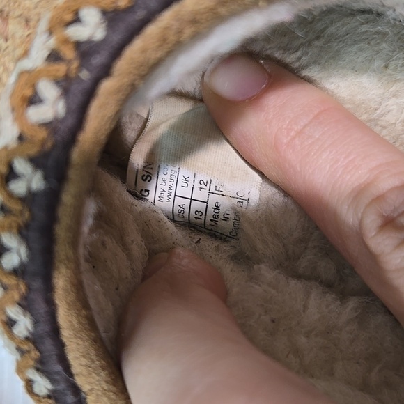 Ugg Australia Kids Tasman II Chestnut Mule Slippers Clog shoes sz 13 - Picture 13 of 13